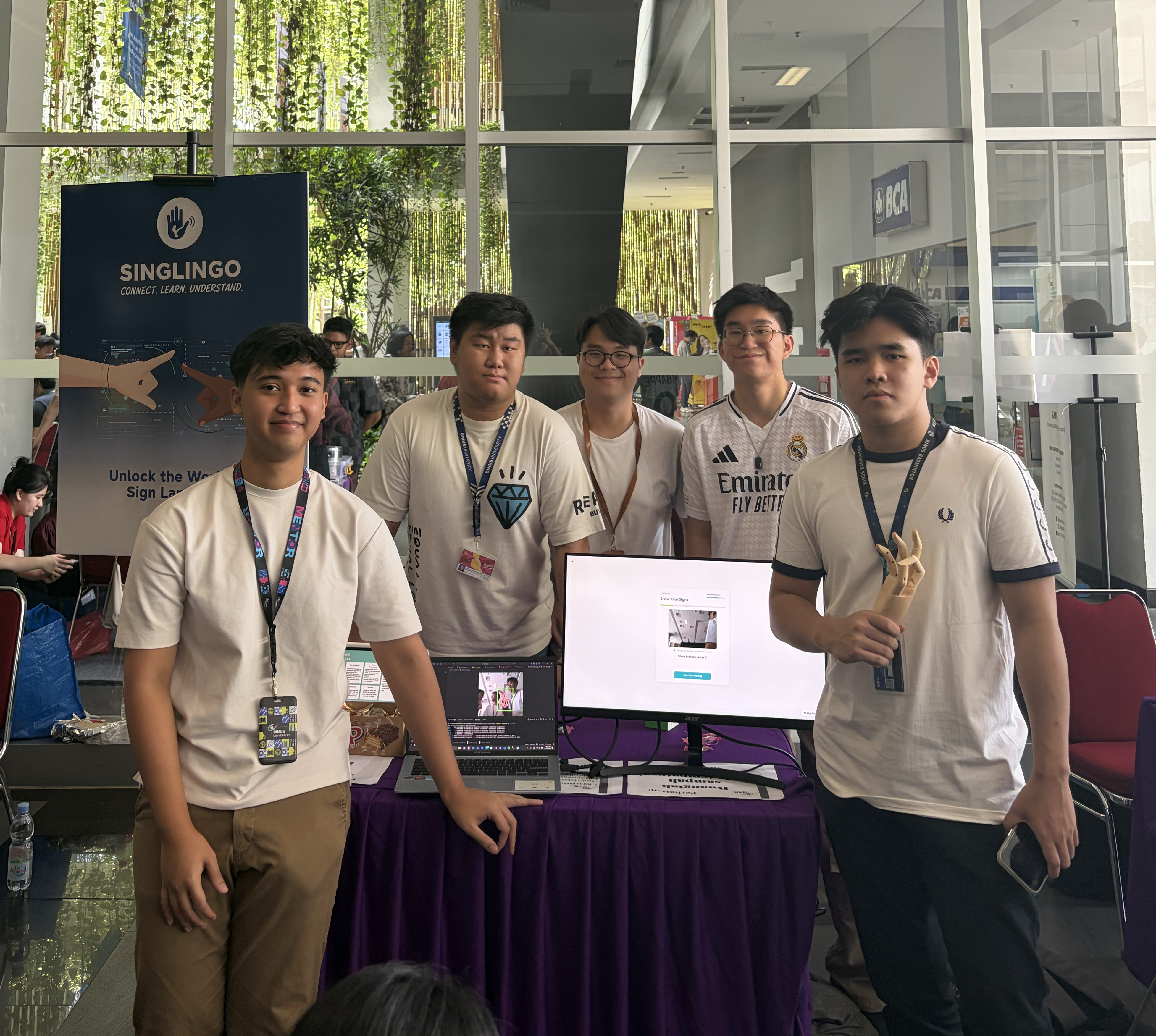 Me and the SignLingo Team